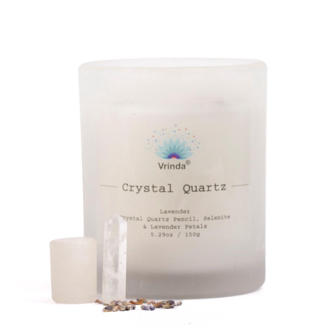 Candle with Crystals