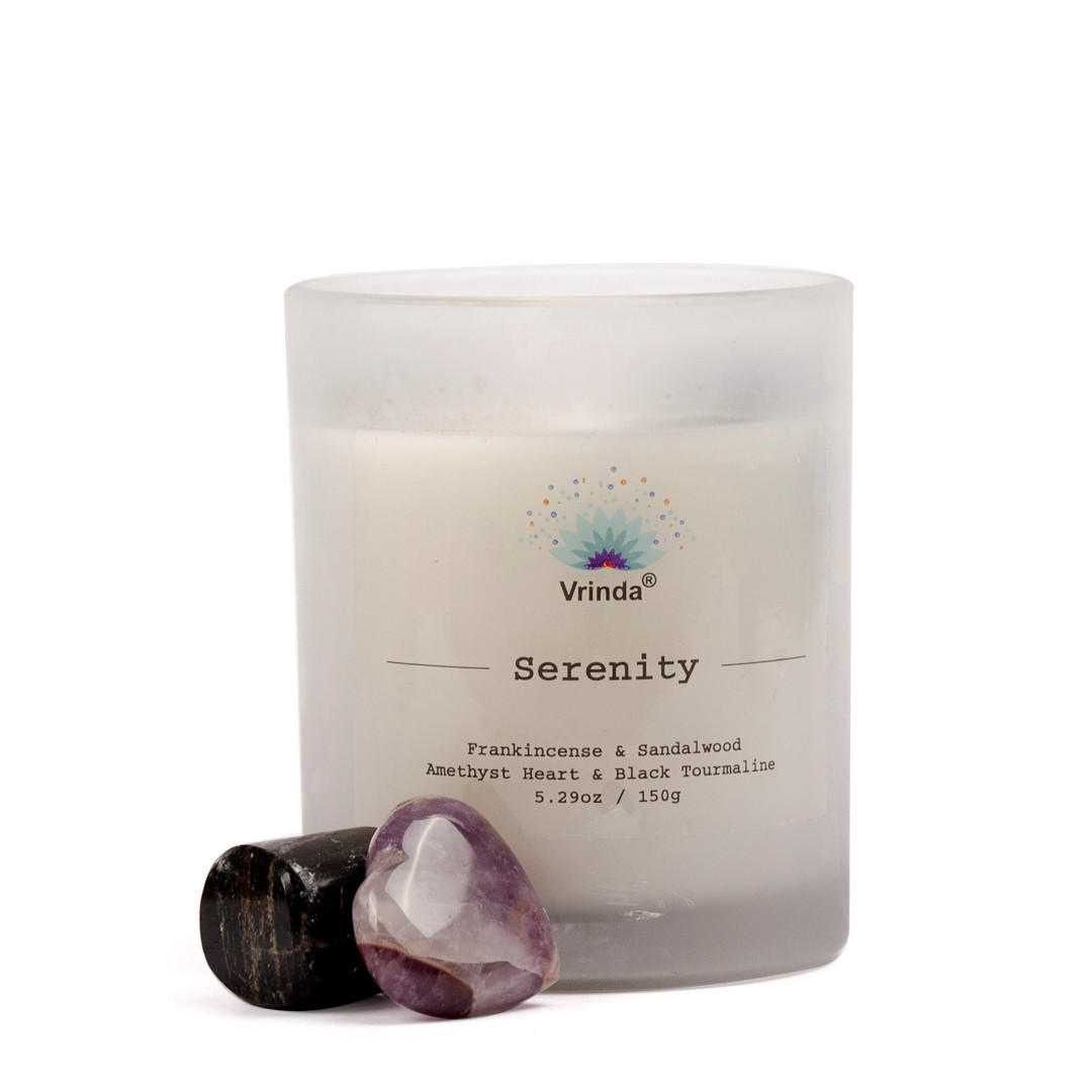 Candle with Crystals