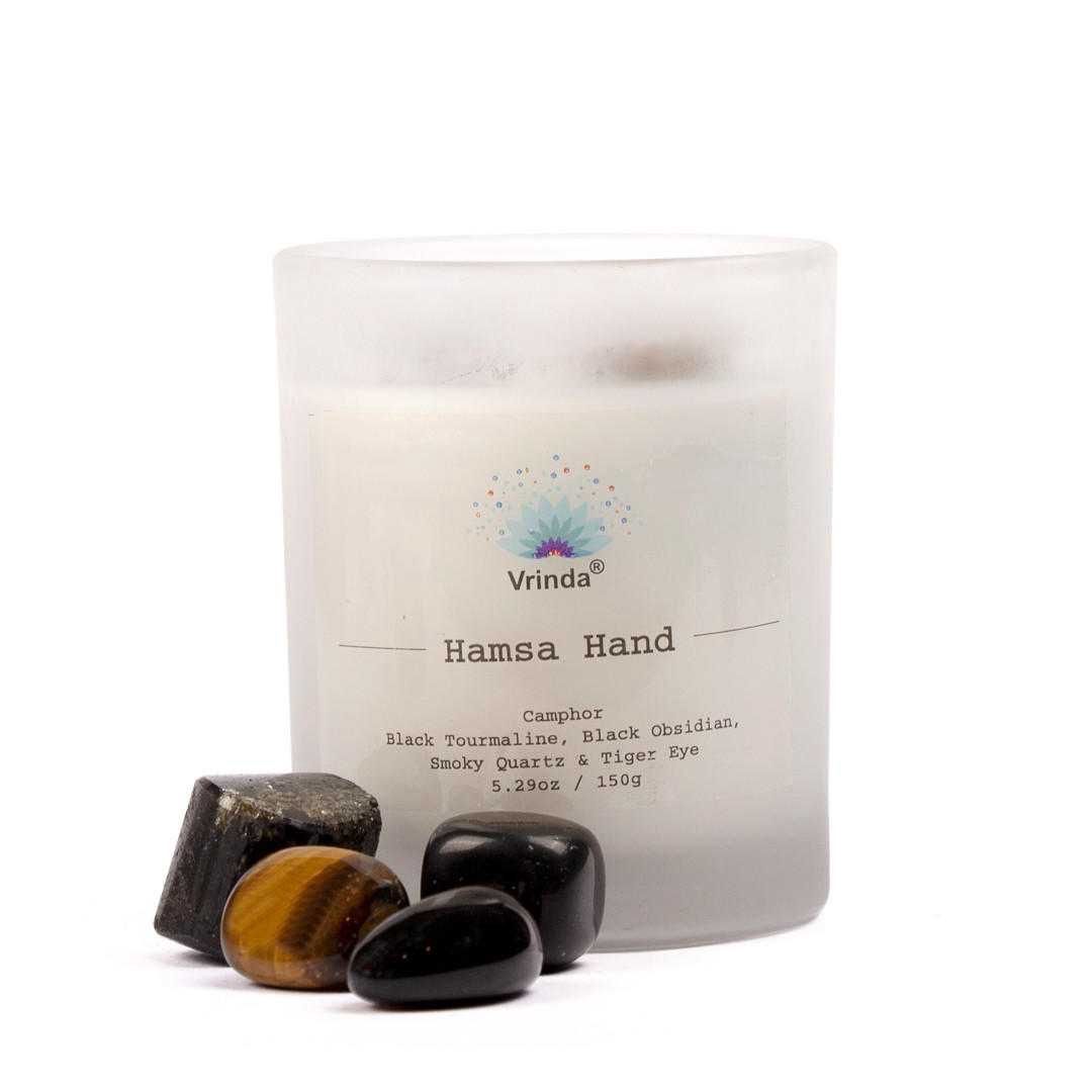 Candle with Crystals