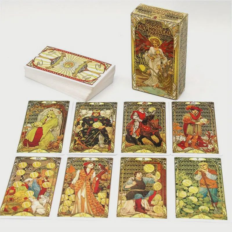 Golden Art Nouveau Tarot