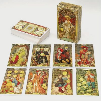 Golden Art Nouveau Tarot