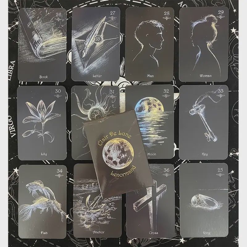 Clair De Lune Lenormand: A Unique and Whimsical Lenormand Deck