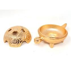 Golden Turtle Burner/Candle Holder