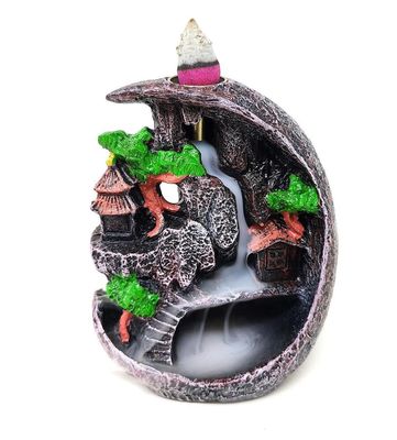 Mountain Waterfall  Backflow Burner #2 (w/free incense cones)