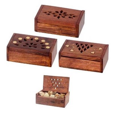 Granular Incense Wood Box