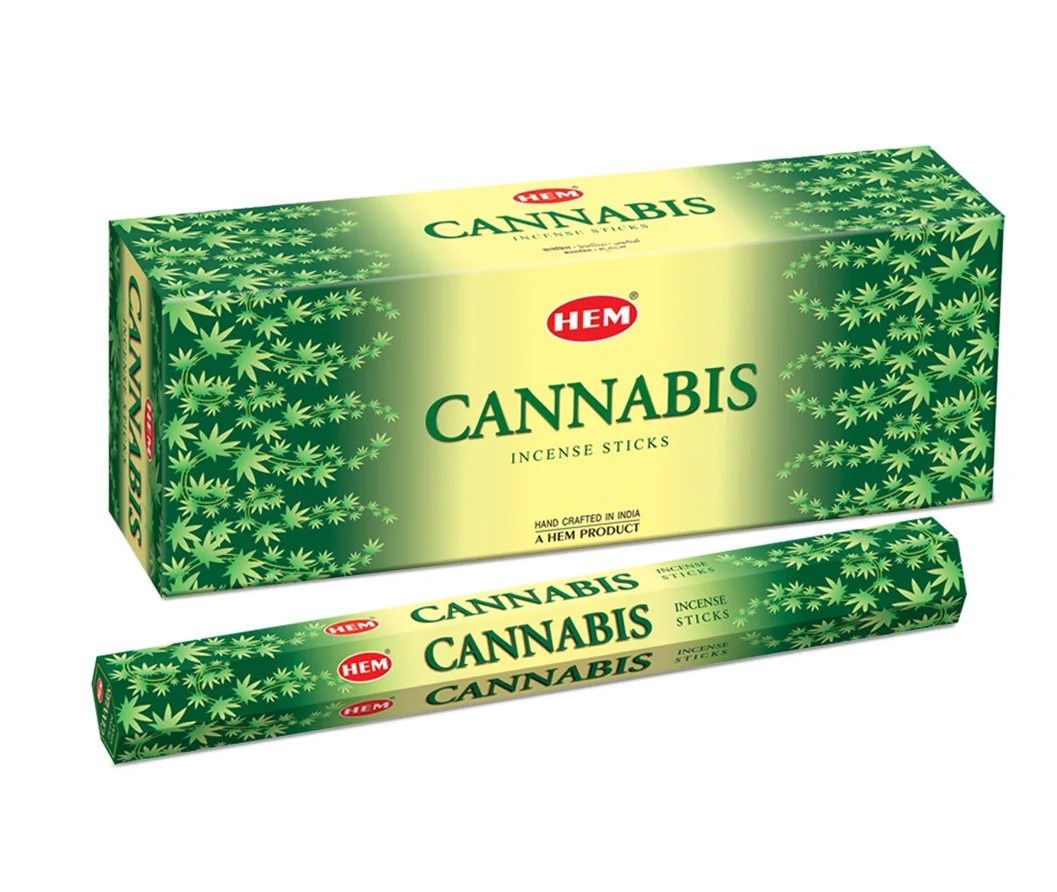 Hem Incense Sticks 20ct., Scent: Cannabis
