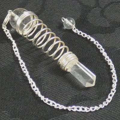 Crystal Sphere and Point Spring Pendulum