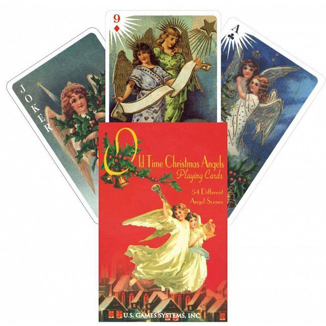 Old Time Christmas Angels Playing Card Deck