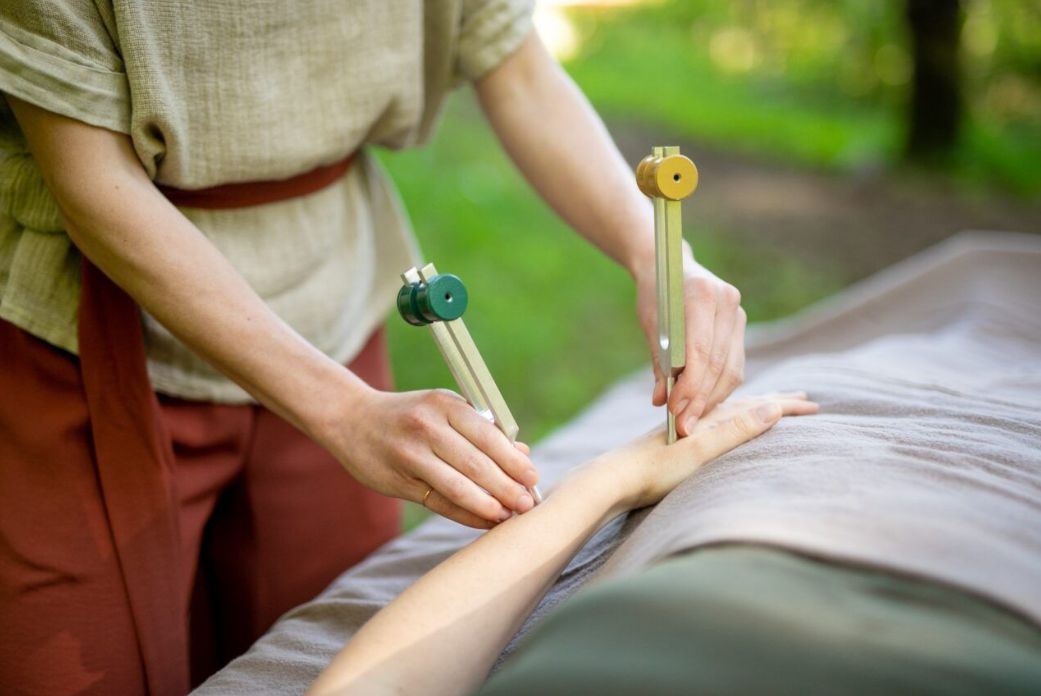 Tuning Fork Therapy Session