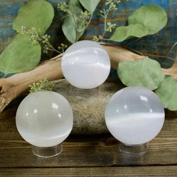 Mini Selenite Spheres