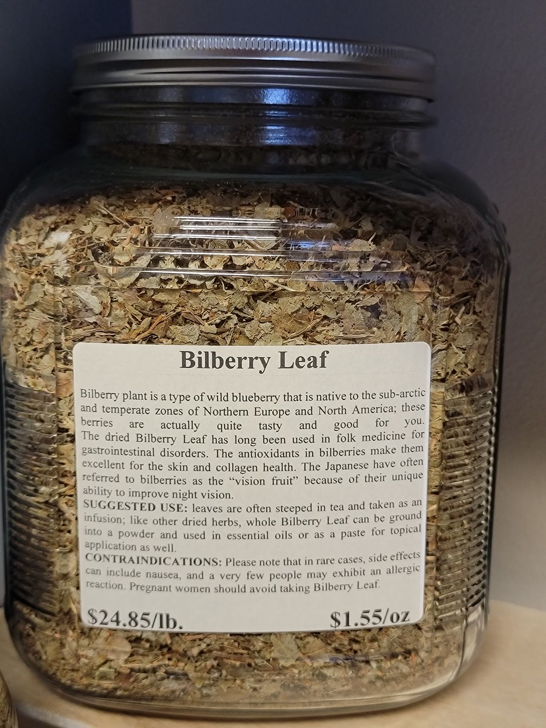 Bilberry Leaf /oz