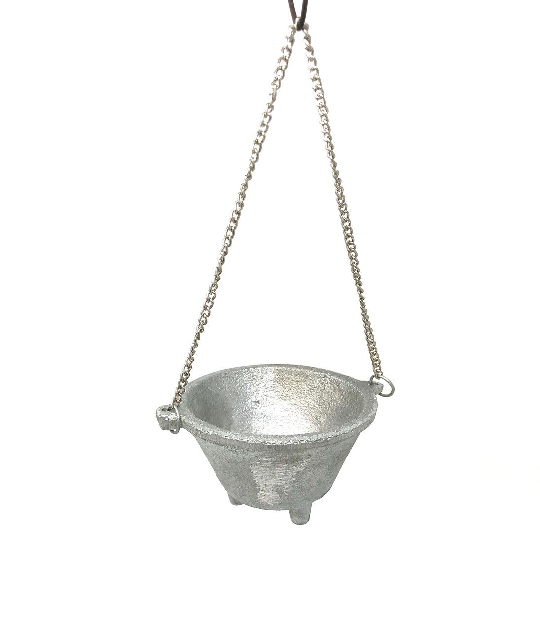 Silver or Black Metal Hanging Burner