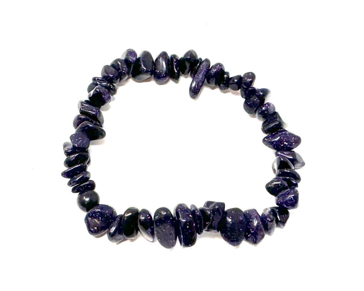 Natural Stone Chip Bracelet (Stretchable)