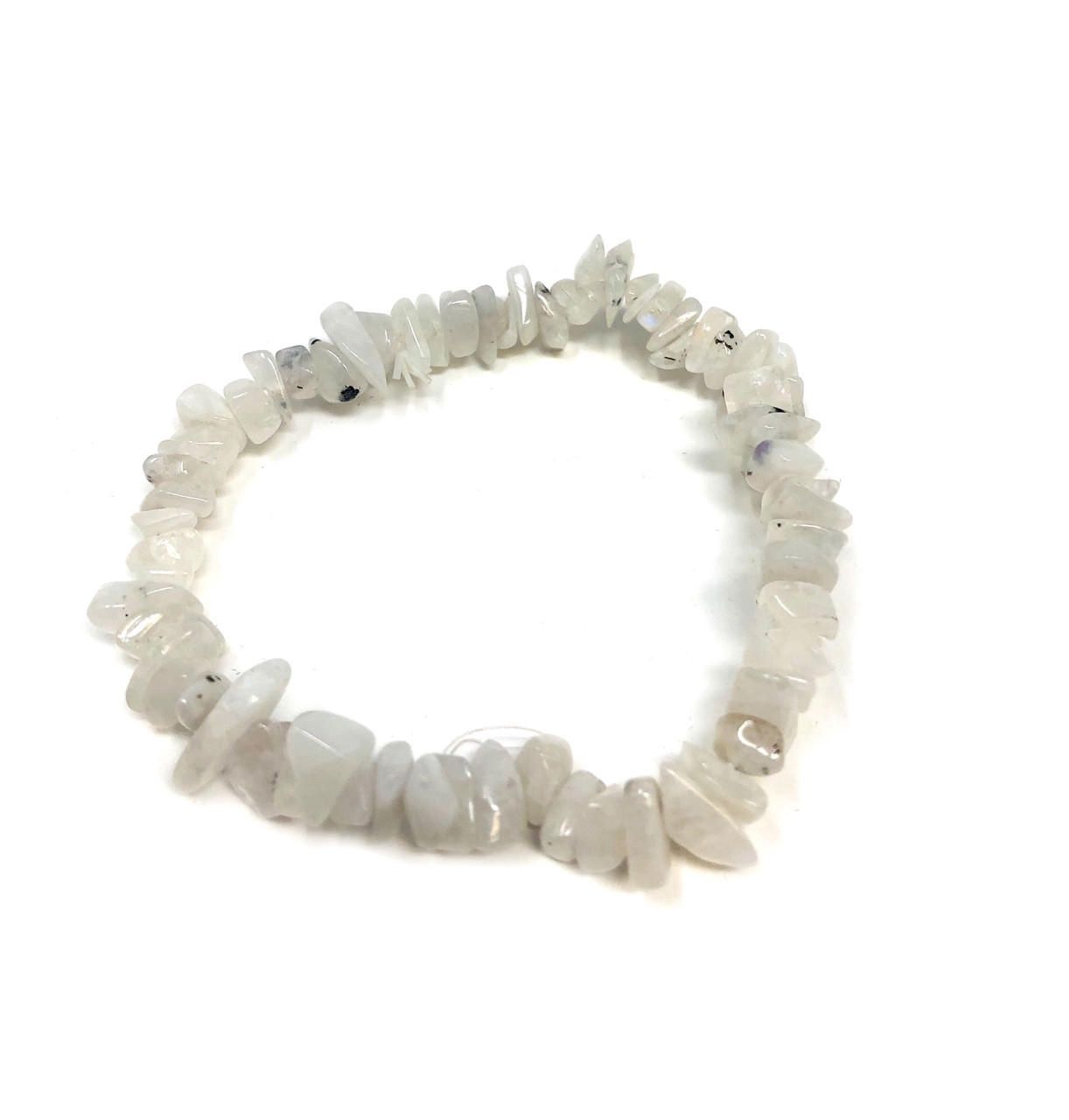 Natural Stone Chip Bracelet (Stretchable)