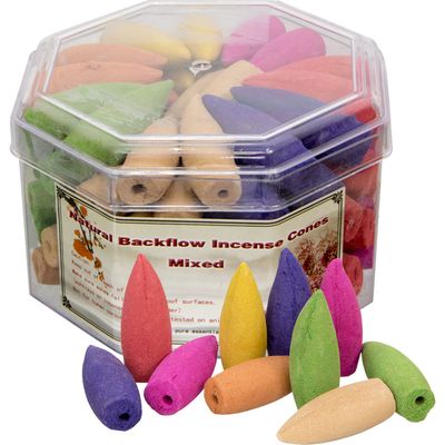 Back flow Incense Cones - Mixed Fragrance/ ea