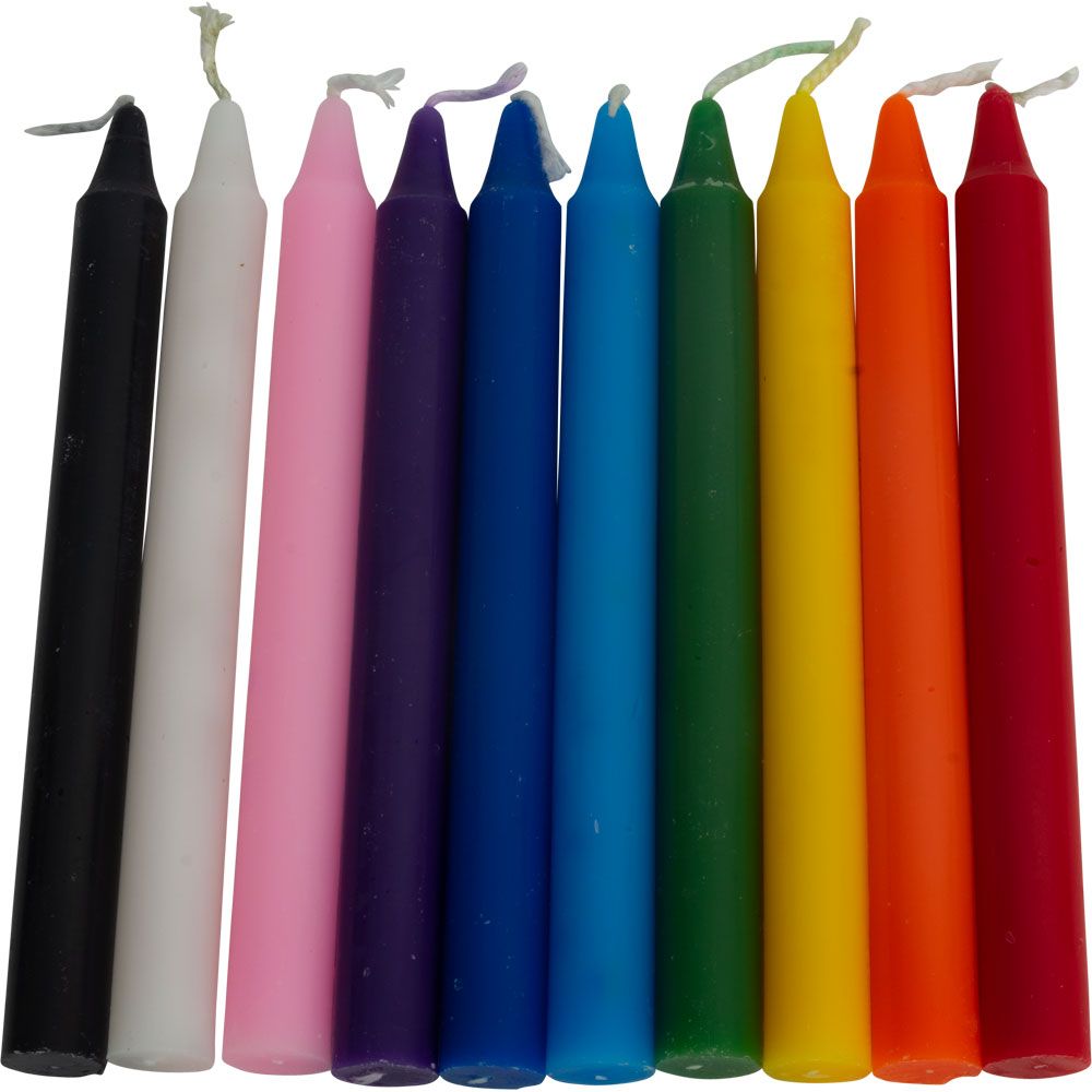 Mini Ritual Spell Candles Assortment 4in - 5in