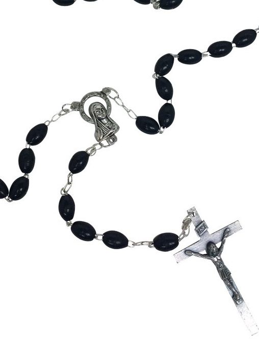 Black Bead Rosary