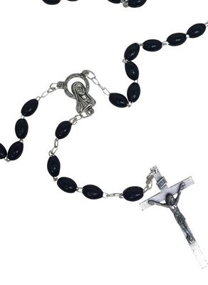 Black Bead Rosary