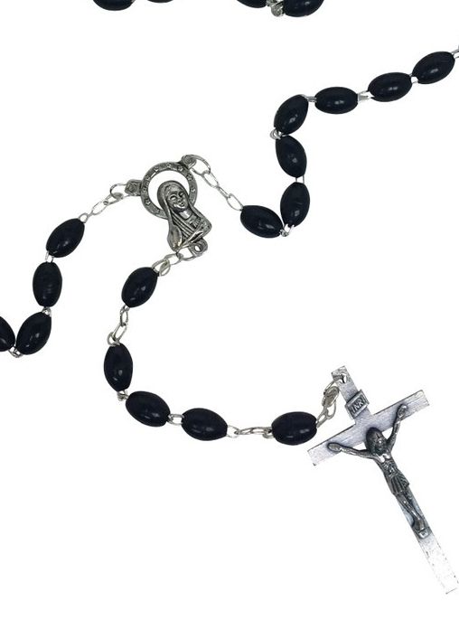 Black Bead Rosary