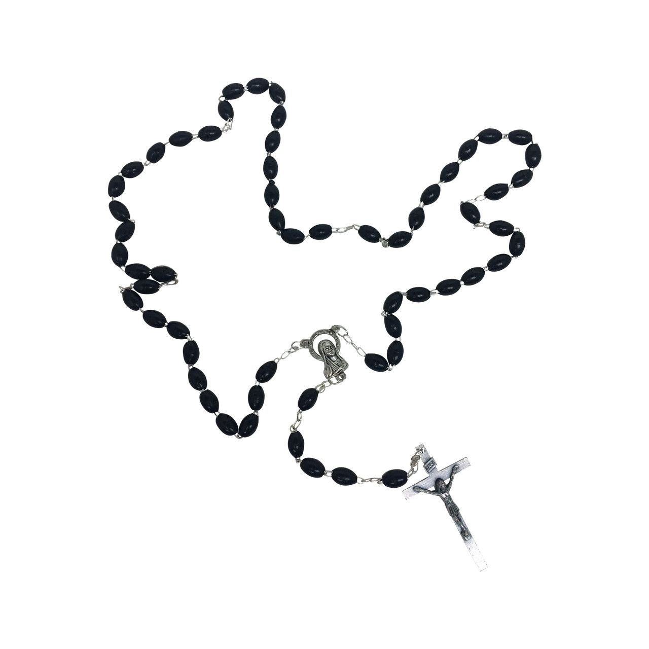 Black Bead Rosary