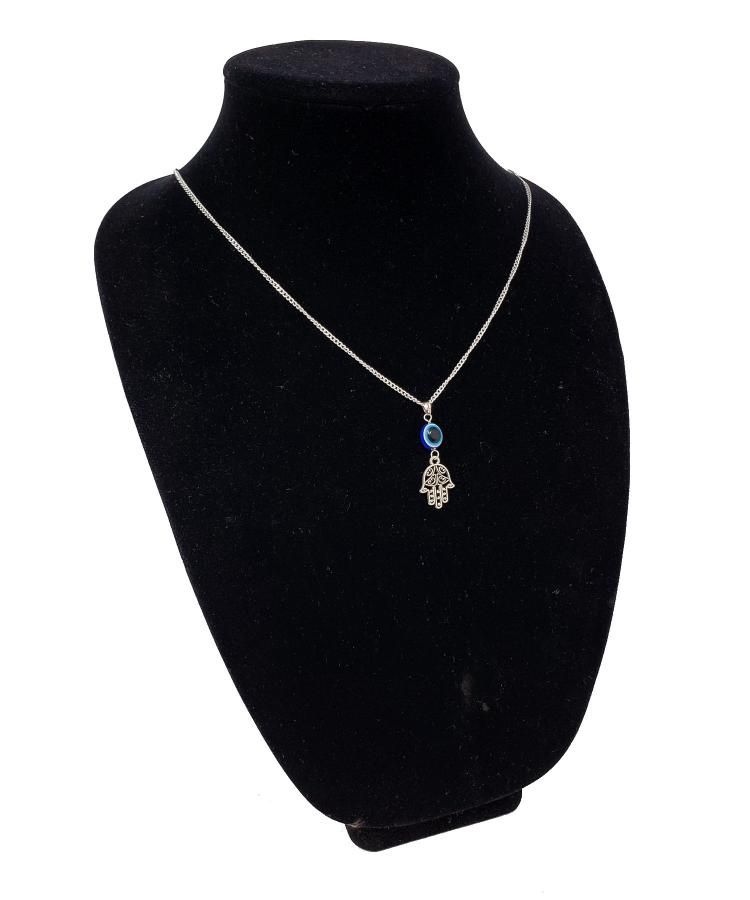 Hamsa - hand - Evil Eye Necklace