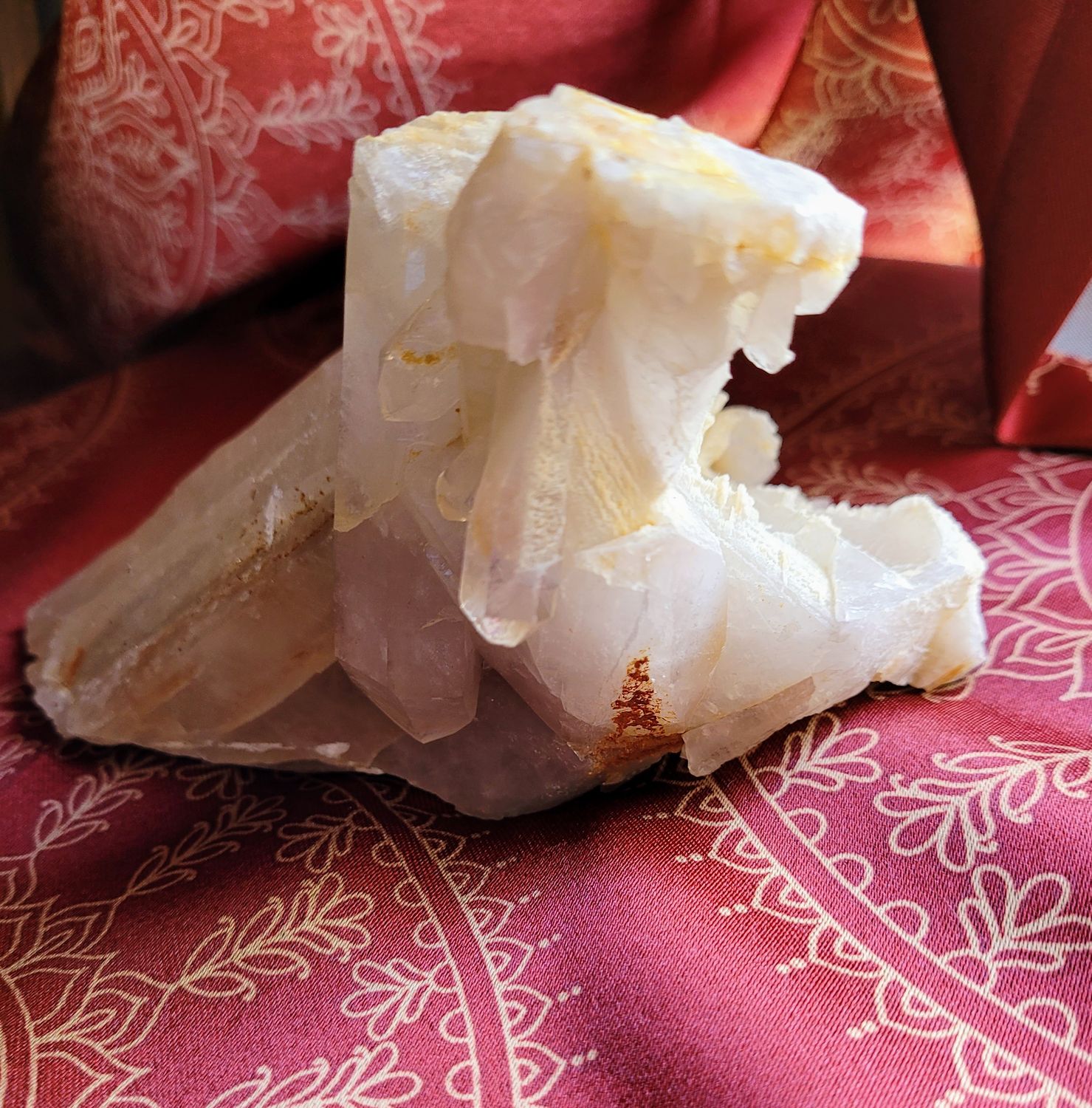 Clear AR Quartz Large Clusters / $3 per oz