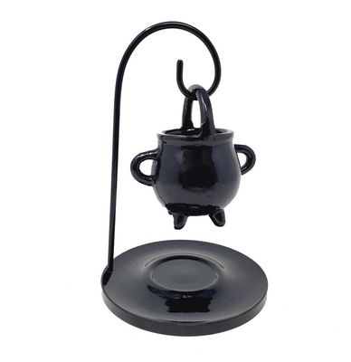Hanging Metal Cauldron Aroma Lamp - 6.5" x 4"