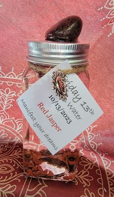 Friday 13th, 2023 Moon Water - Red Jasper