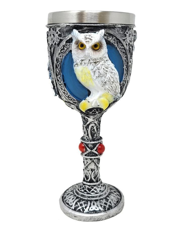 Goblet - 7.5" H w/Stainless Steel