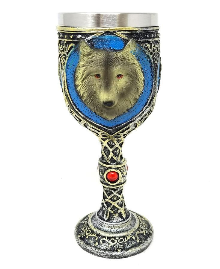 Goblet - 7.5" H w/Stainless Steel
