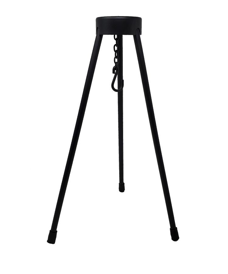 Iron Tripod Cauldron Holder 14" H