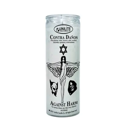 Against Harm/Contra Daños 7 Day Prayer candle