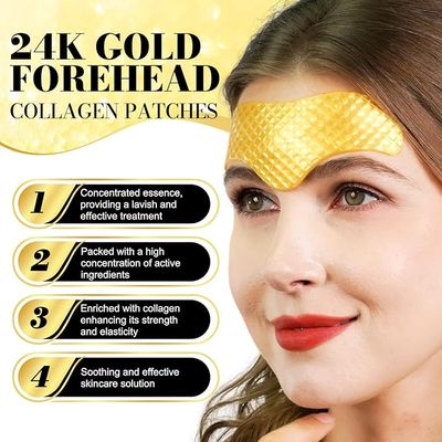 24K Gold forehead patches