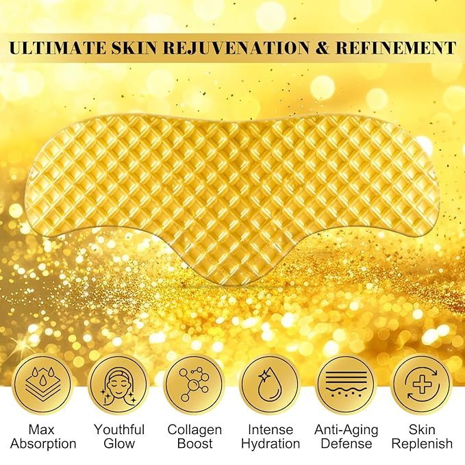 24K Gold forehead patches