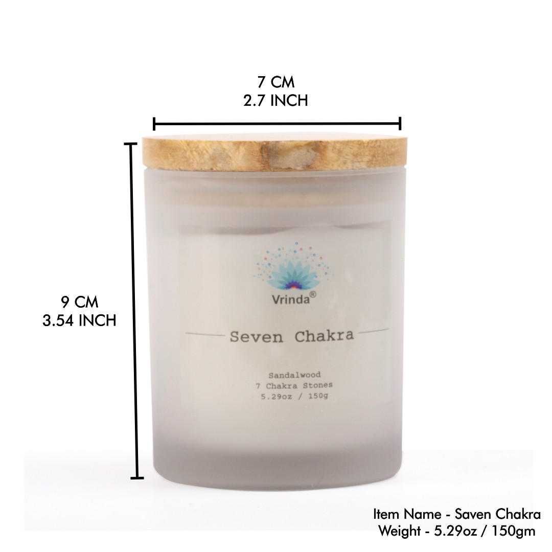 Candle with Crystals