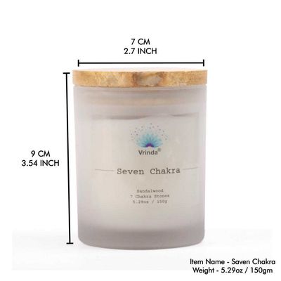 Candle with Crystals