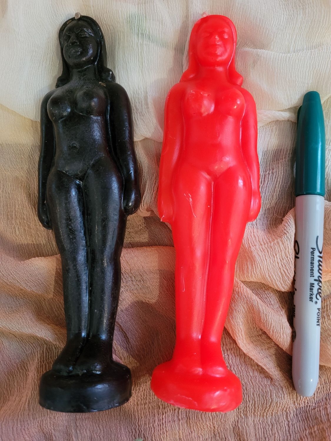 Ritual Candles, Design: Single Lady Black