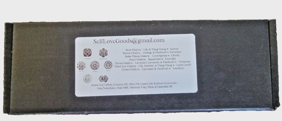 7 Chakra Soap Collection Tallow Gemstone Gift Set