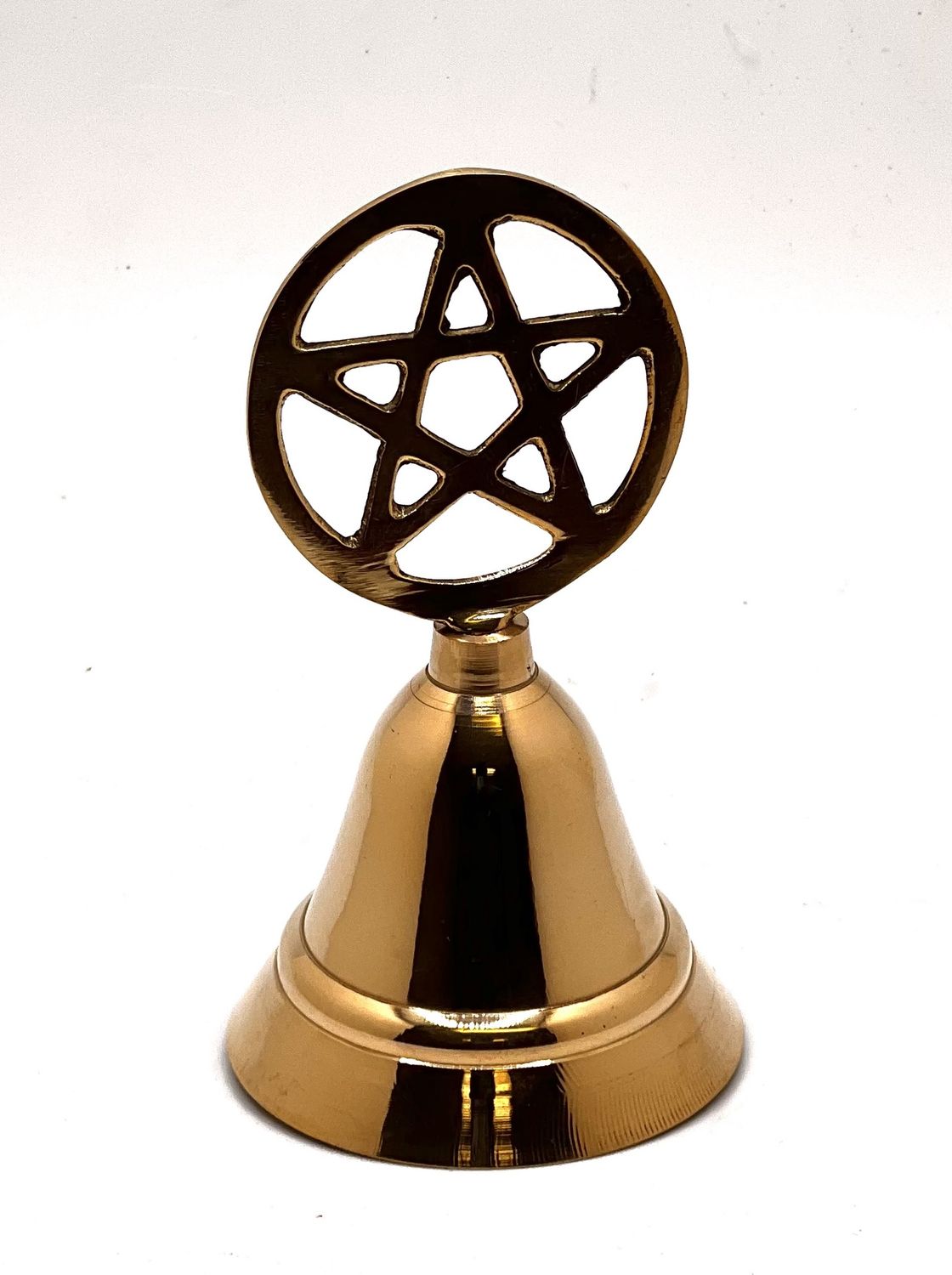 Brass Bell - 4 inch, Type: Pentacle