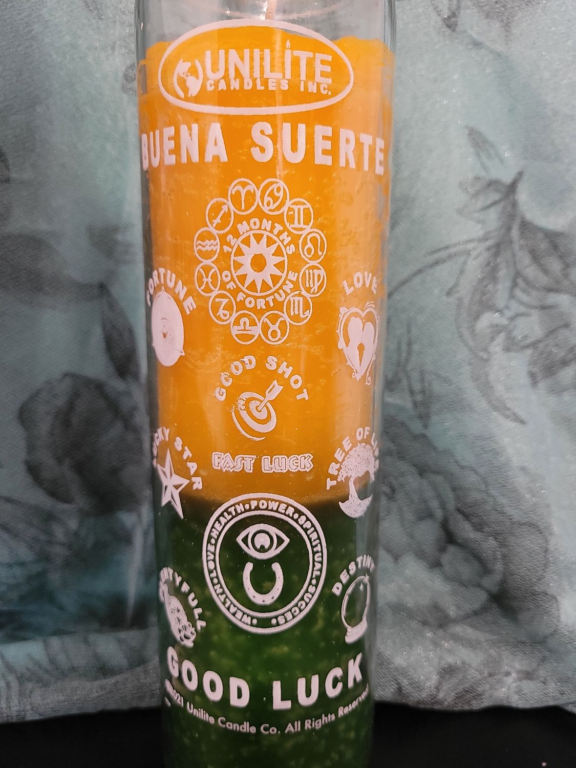 Good Luck (Buena Suerte) 7 Day Prayer Candle