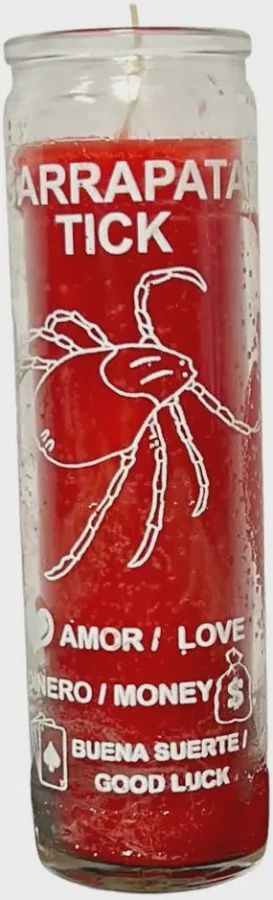 Garrapata Tick (Love, Money, Good Luck)  7 Day Prayer Candle