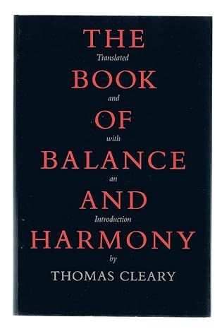 The Book of Balance and Harmony