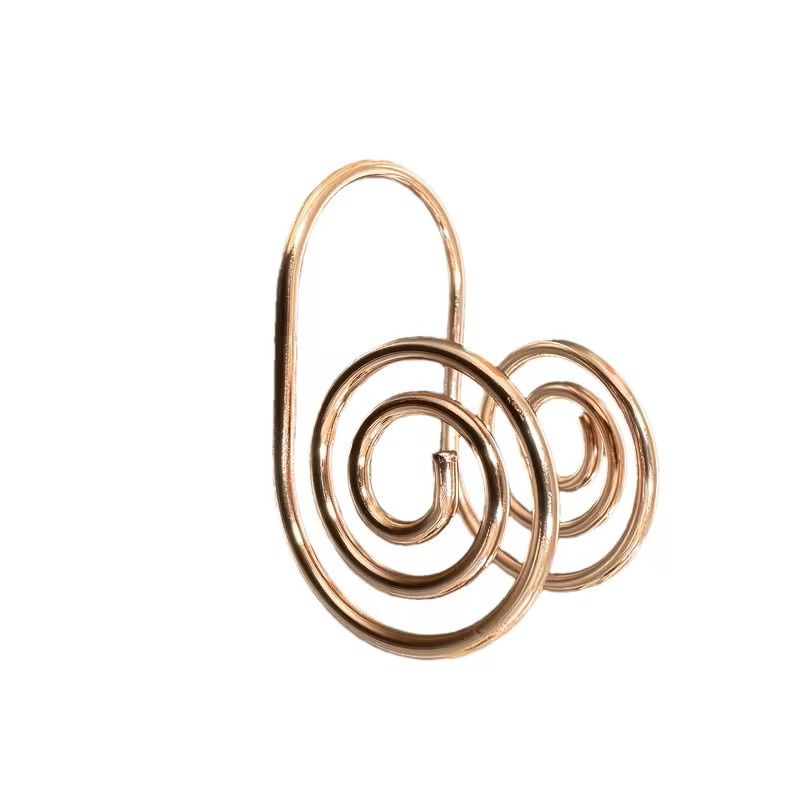 Copper Spiral Palm Ring - Reiki