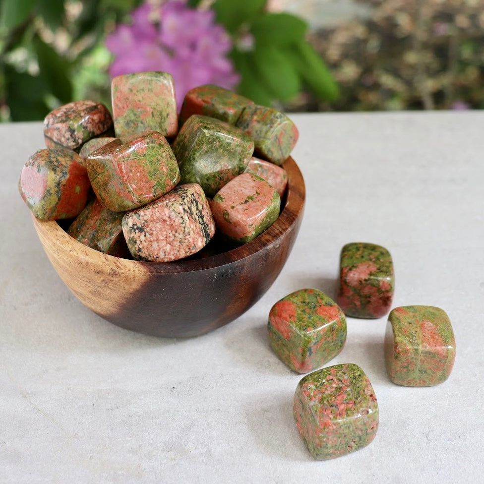 Unakite Cube