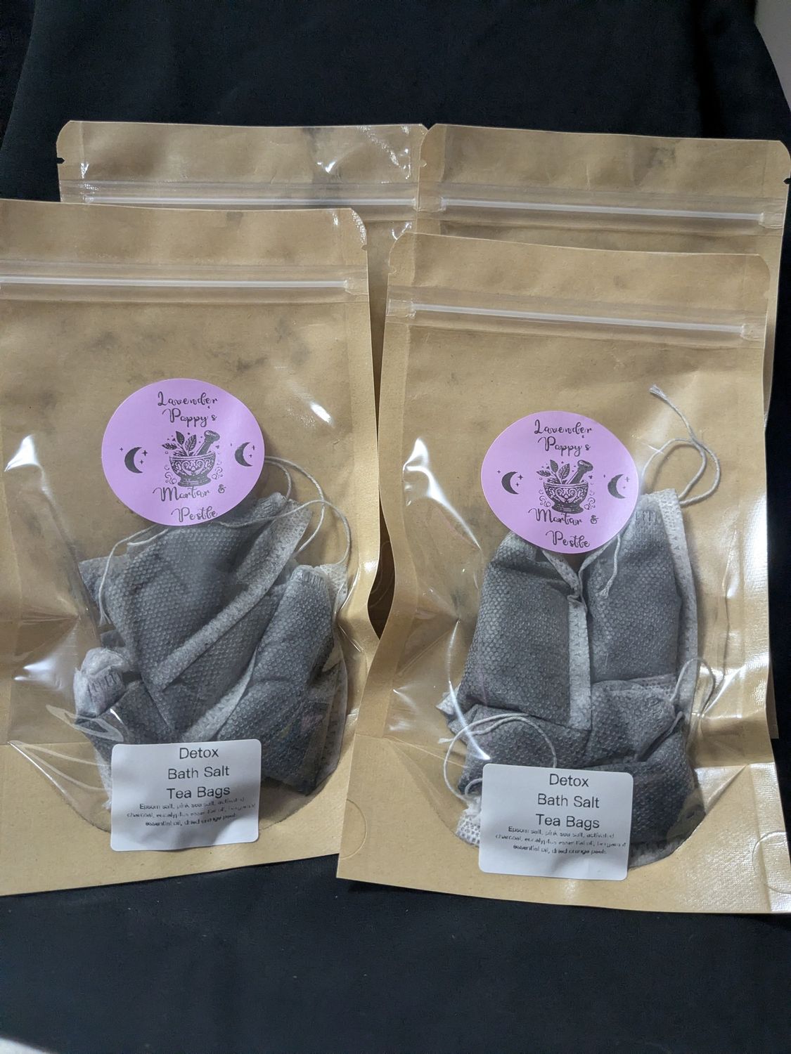 Bath Salt Tea Bags