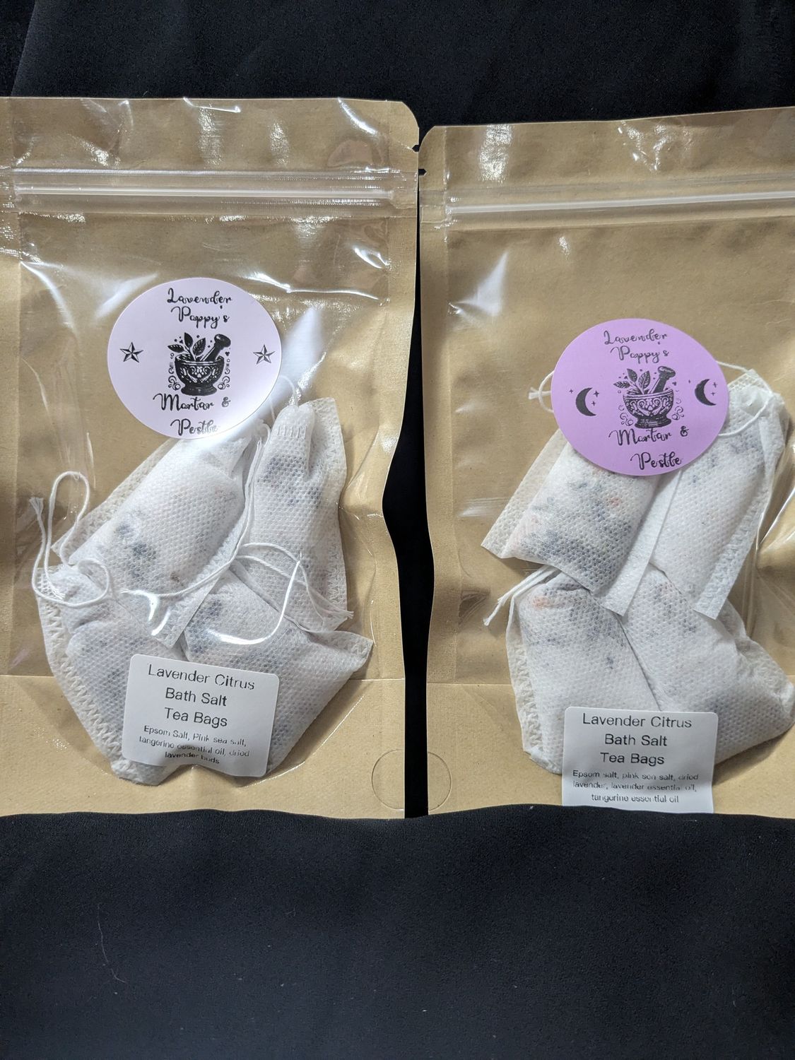 Bath Salt Tea Bags