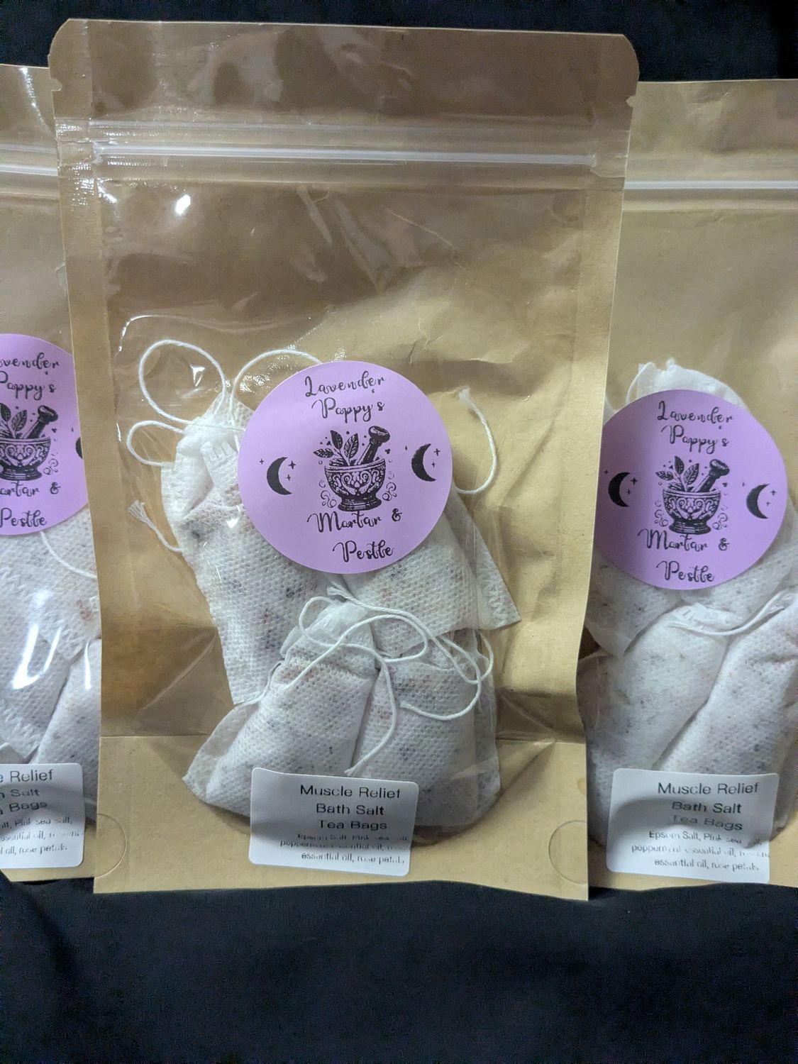 Bath Salt Tea Bags