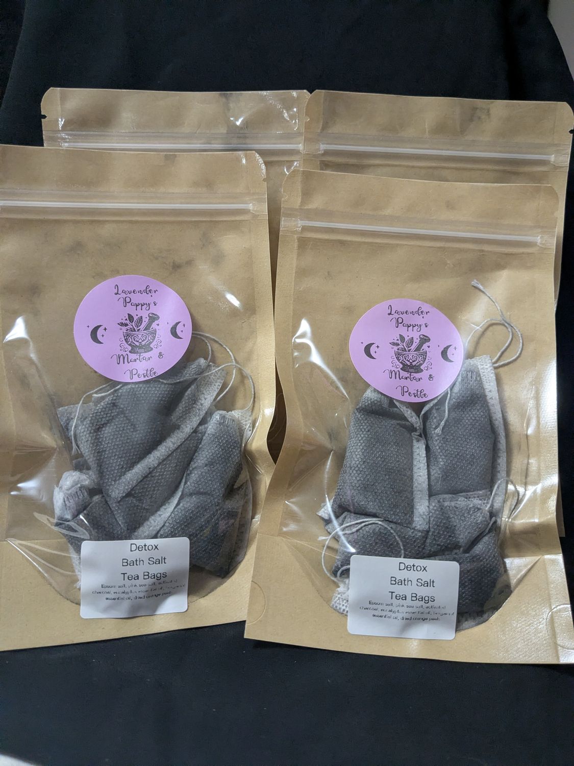 Bath Salt Tea Bags