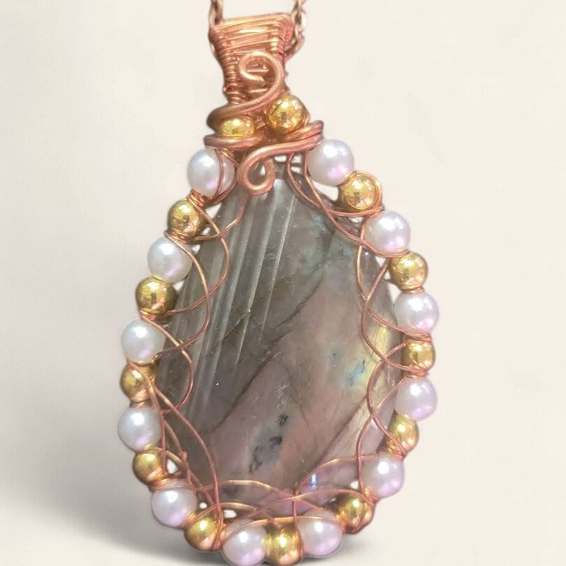 Necklace - Wire Wrapped Handmade