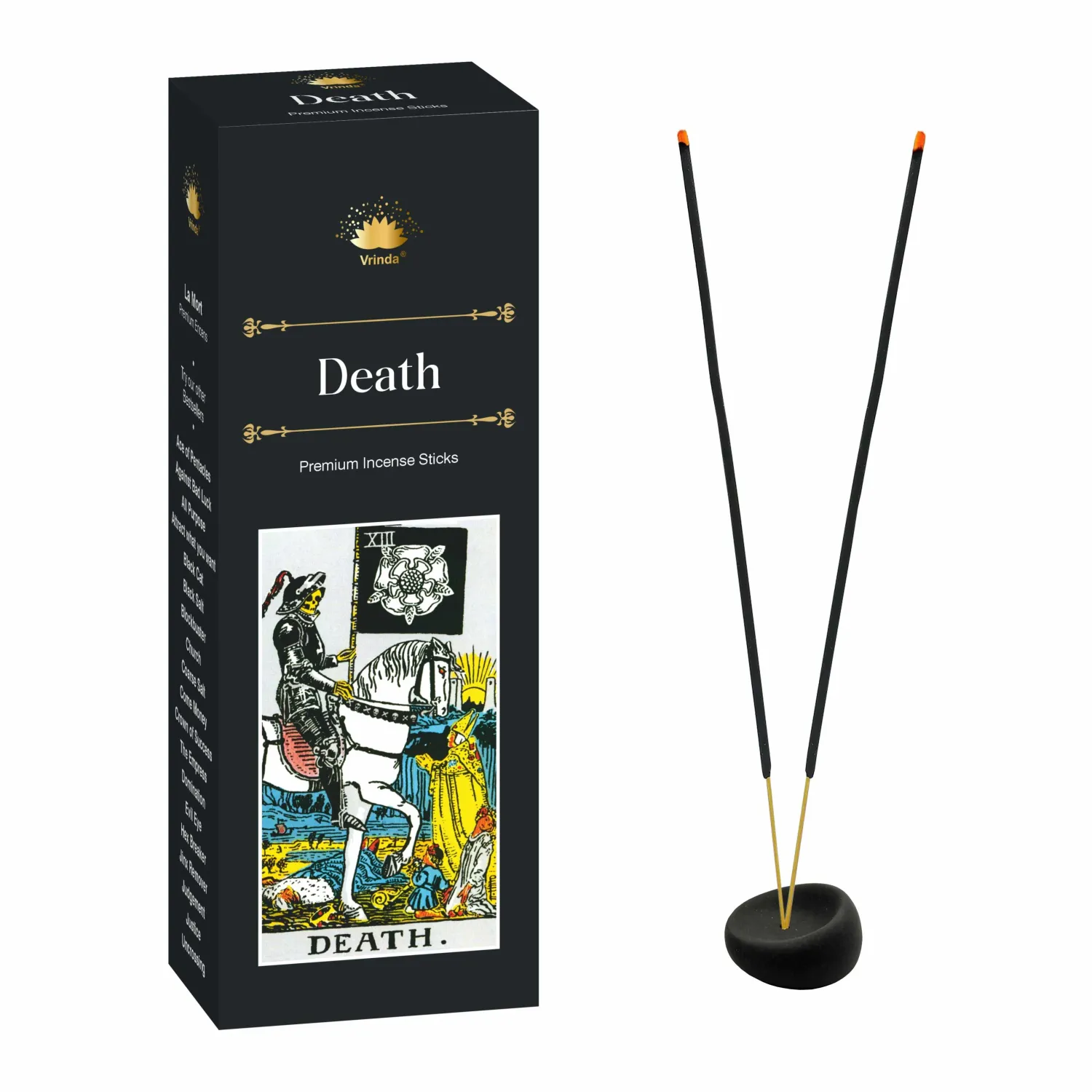 Vrinda Tarot Hexa Incense (Black Box)